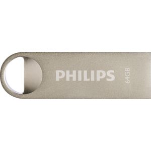 Philips FM64FD160B Moon Edition - 64 GB - USB 2.0 - Aluminium