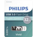 Philips FM32FD00B USB flash drive 32 GB USB Type-A 3.2 Gen 1 (3.1 Gen 1) Zwart, Wit