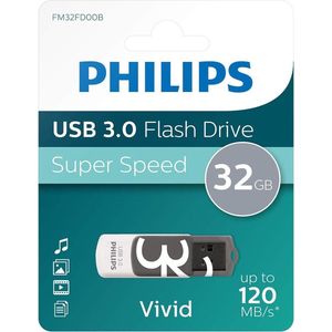 Philips VIVID FM32FD00B/00 USB-stick 32 GB USB 3.2 Gen 1 (USB 3.0) Grijs