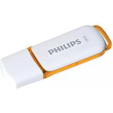 Philips FM12FD70B USB Stick Flash Drive - 128 GB - USB 2.0 - Snow Edition - Sunrise Orange - Wit