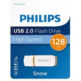Philips FM12FD70B USB Stick Flash Drive - 128 GB - USB 2.0 - Snow Edition - Sunrise Orange - Wit