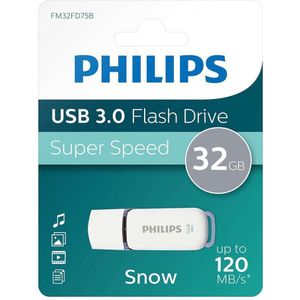 Philips FM32FD75B - USB 3.0 32GB - Snow - Grijs
