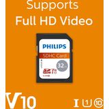 Philips FM32SD45B - SDHC kaart 32GB - Class 10 - UHS-I U1