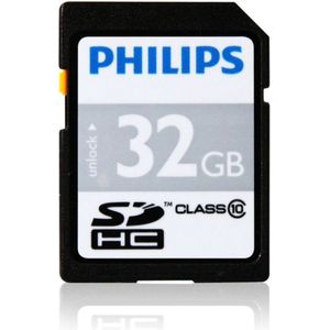 Philips FM32SD45B - SDHC kaart 32GB - Class 10 - UHS-I U1