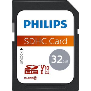 Philips FM32SD45B - SDHC kaart 32GB - Class 10 - UHS-I U1