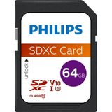 Philips FM64SD55B - SDXC kaart 64GB - Class 10 - UHS-I U1