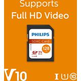 Philips SD-Kaart SDXC 128GB Class 10 UHS-I 80MB/s