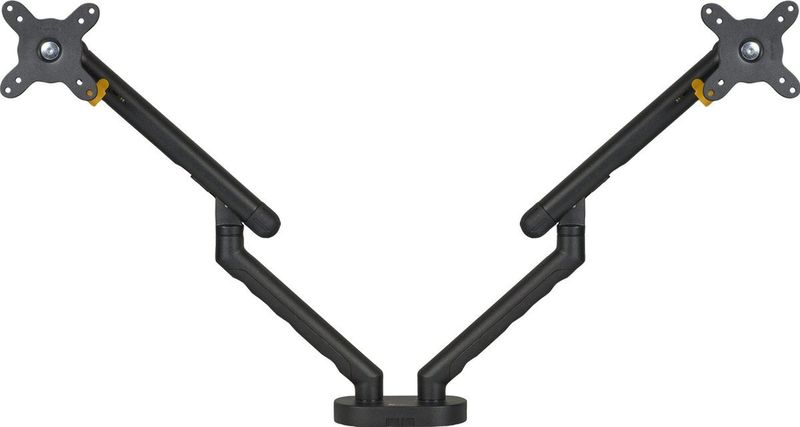 BAKKER ELKHUIZEN Monitor-Halterung BE Flexible Dual BNEBFDB schwarz für 2 Monitore, Tischklemme