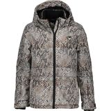 SuperRebel - Technisch Winterjack - Slangenprint - Polyester - Functionele Details