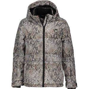 SuperRebel - Technisch Winterjack - Slangenprint - Polyester - Functionele Details