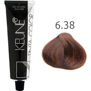 Keune Tinta Color 6.38 Dark Golden Mocha Blonde 60ml