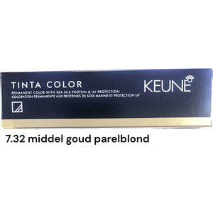 Keune Tinta 7.32 middel goud parelblond