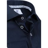 R2 - Overhemd - Donkerblauw - Extra Lange Mouwen