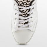 PS Poelman - Esquimo - Sneakers - Wit - Leren - Leopard Print