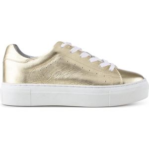 PS Poelman - TITULAR Dames Casual Leren Tennis Sneaker - Metallic Goud