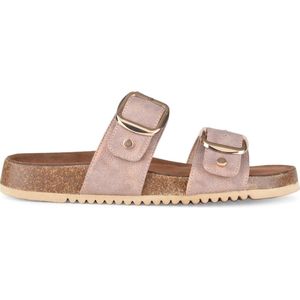 PS Poelman - CURA Sandalen - Metallic Rosé - Faux PU