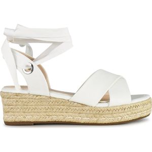 POSH by Poelman SAAR Sandalen - Wit - Imitatie Leer