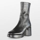 PS Poelman MERYL Dames Laarzen - Zwart - Leer