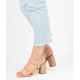 POSH by Poelman - BO - Sandalen met Hak - Beige