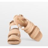 POSH by Poelman - BO - Sandalen met Hak - Beige