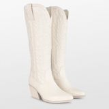 POSH by Poelman JILL -maat 37- Dames Western Laarzen - Off White