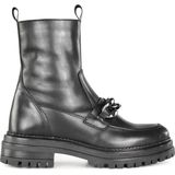 PS Poelman - LUNA - Dames Enkellaars - Zwart - Leer