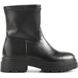 POSH by Poelman - ELA Dames Enkel Laarzen - Zwart - Imitatieleer