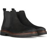 PS Poelman - HUDSON - Heren Laarzen - Zwart - Nubuck Leer