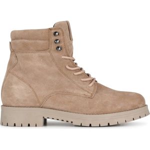 PS Poelman - MARIO - Heren Hoge Veter Schoenen - Taupe - Suède