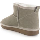 PS Poelman - Gevoerde Boots - Suède - Zwart - Faux-Fur