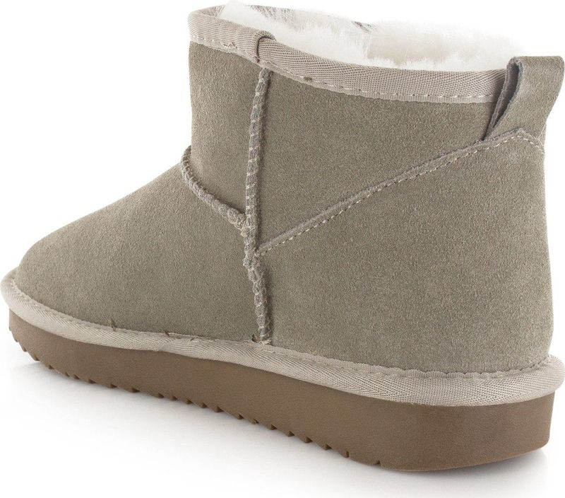 PS Poelman - Gevoerde Boots - Suède - Zwart - Faux-Fur