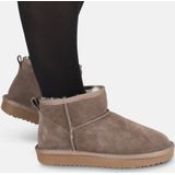 PS Poelman LAMMY Dames Enkellaarzen - Bruin