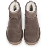 PS Poelman LAMMY Dames Enkellaarzen - Bruin