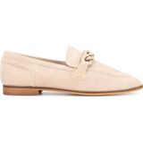 PS Poelman - JENNY Dames Loafers - Beige/Zand - Suède