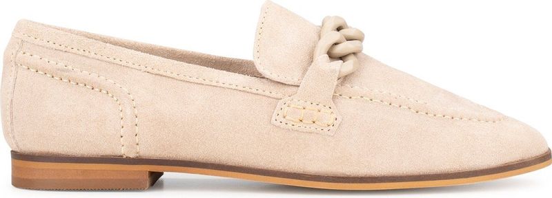 PS Poelman - JENNY Dames Loafers - Beige/Zand - Suède