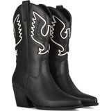 POSH by Poelman - BIBI Dames Laarzen - Zwart - Imitatieleer