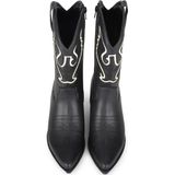 POSH by Poelman - BIBI Dames Laarzen - Zwart - Imitatieleer