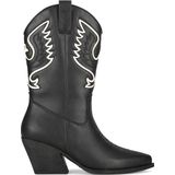 POSH by Poelman - BIBI Dames Laarzen - Zwart - Imitatieleer