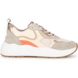 PS Poelman - TRIANGLE - Dames Sneakers - Groen - Suède en Mesh