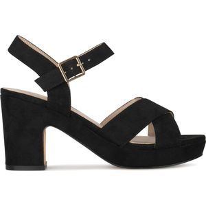 POSH by Poelman MARY Dames Sandalen - Zwart - Maat 41
