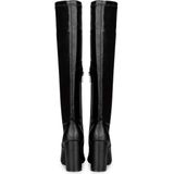 POSH by Poelman - Lauren - Knielaarzen - Zwart - Imitatieleer