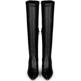 POSH by Poelman - Lauren - Knielaarzen - Zwart - Imitatieleer