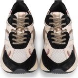 PS Poelman  - Maat 38 - CIBEL Dames Sneakers - Zwart met combinatie