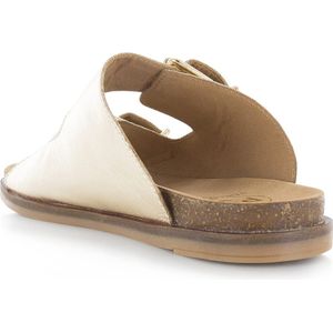 PS Poelman Aran Leren Slippers Goud