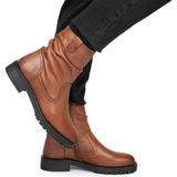 PS Poelman DUNGABALL Dames Laarzen - Cognac