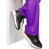 POSH by Poelman - Gemma - Sneakers - Zwart - Imitatieleer - Glitters