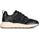 POSH by Poelman - Gemma - Sneakers - Zwart - Imitatieleer - Glitters