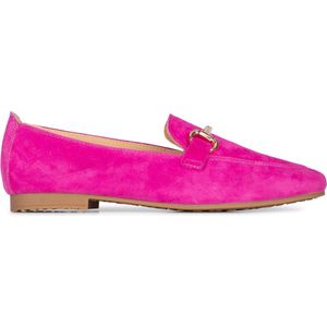 PS Poelman - ODETTE Dames Instappers - Fuchsia - Leer