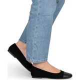 PS Poelman Suède Ballerina's Zwart