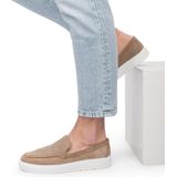 PS Poelman - GREGORY - Instappers - Taupe - Suede